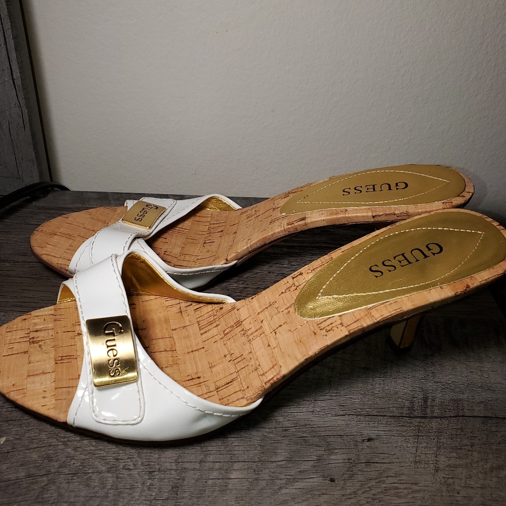 White guess heels